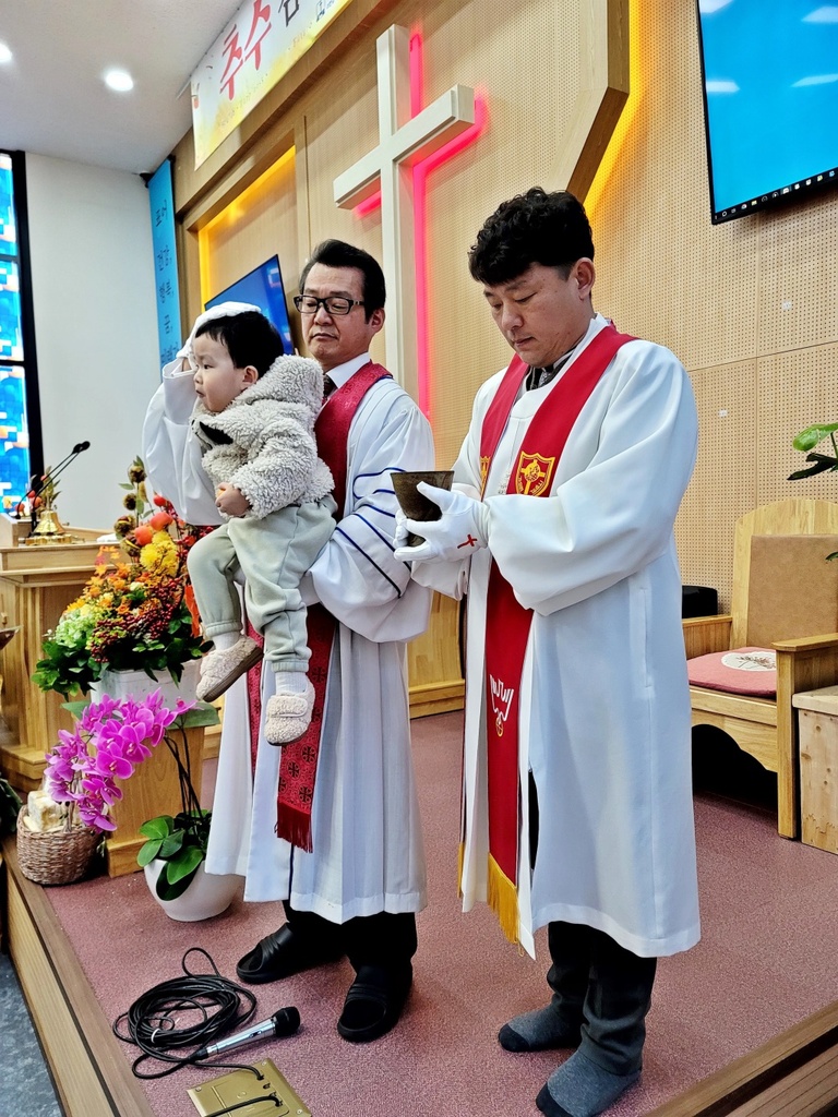 추수감사절 세례식 - 전윤휴 (유아)
